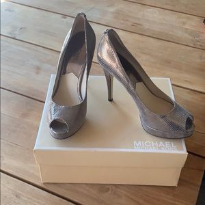 Micheal Kors metallic leather